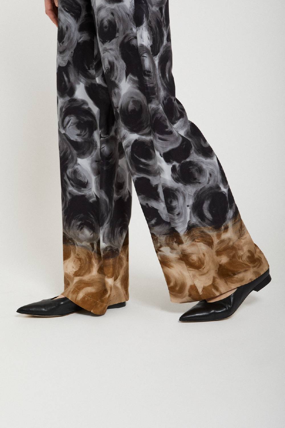 Ottod'Ame Viscose Palazzo Trousers