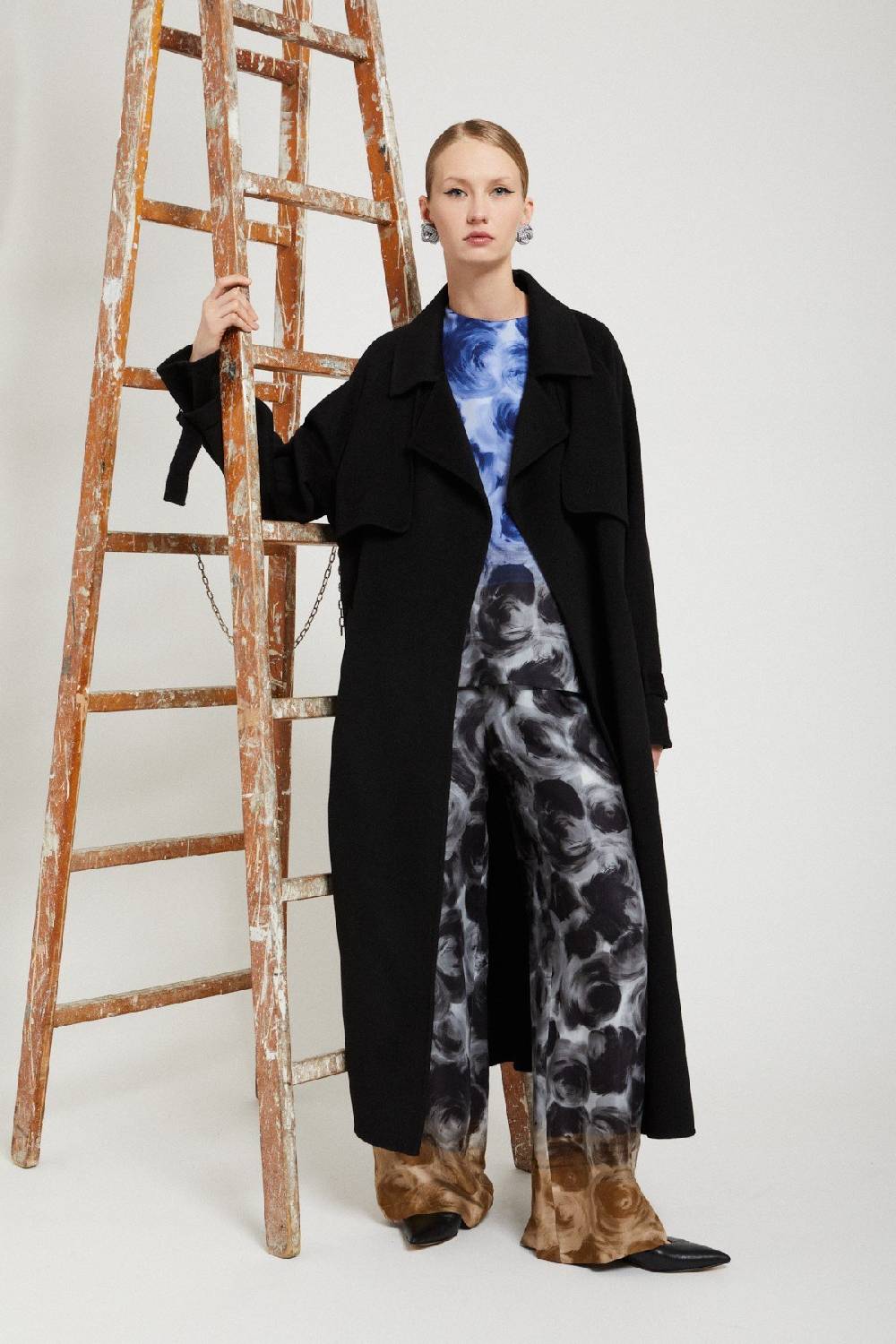 Ottod'Ame Viscose Palazzo Trousers