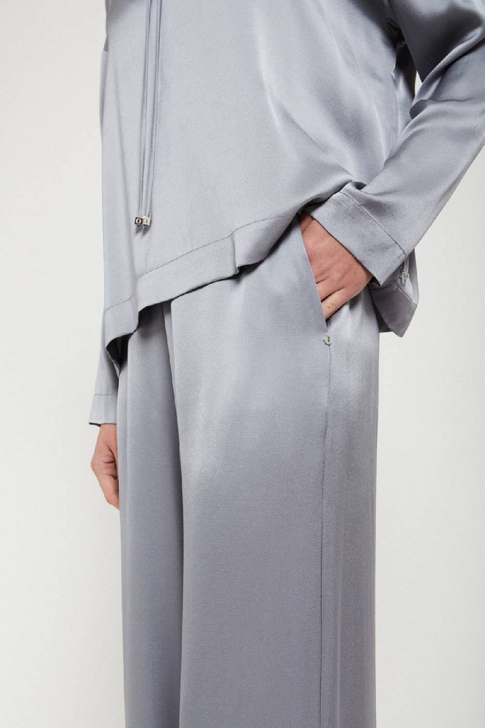 Ottod'Ame Viscose Palazzo Trousers