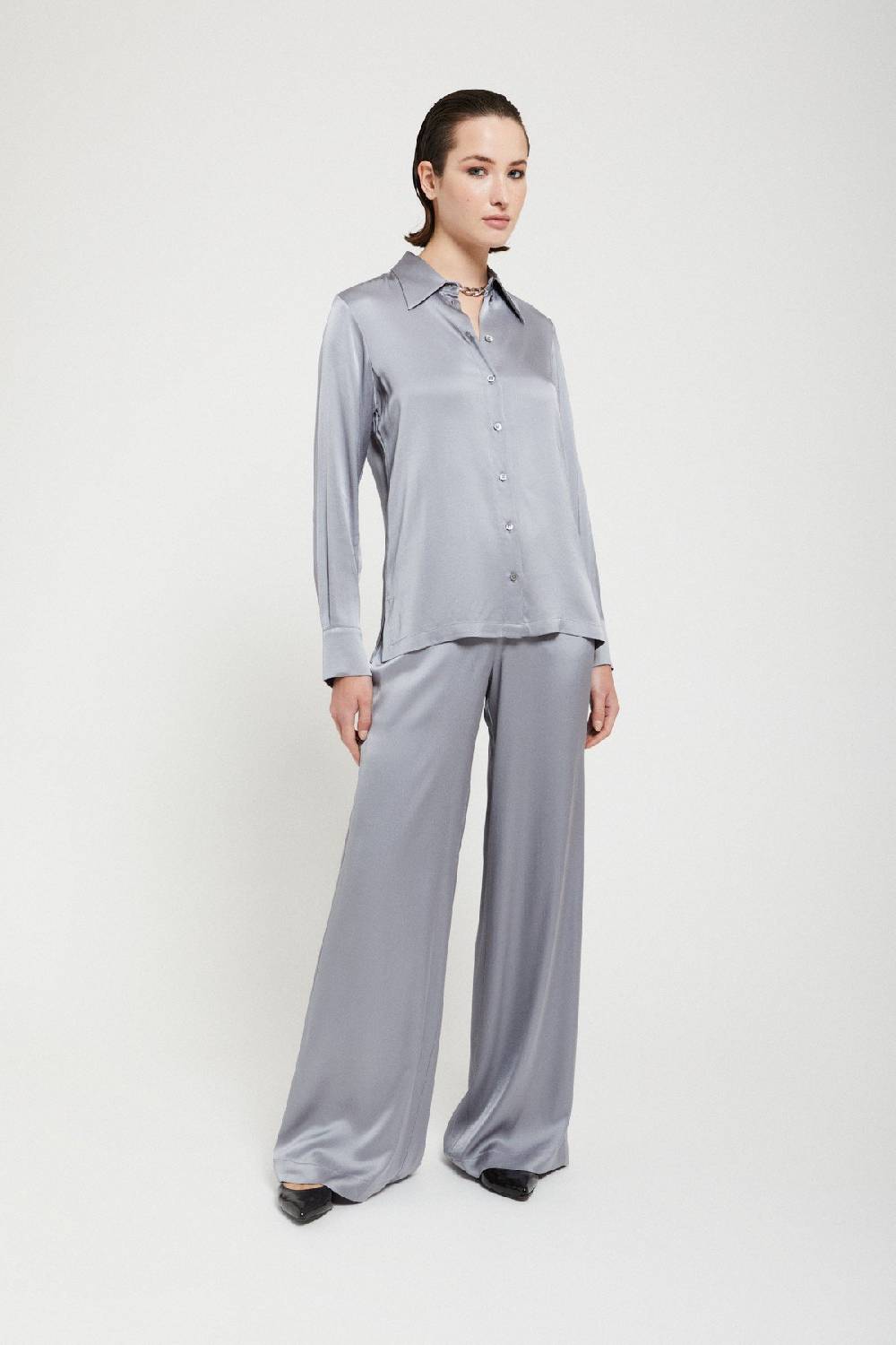 Ottod'Ame Viscose Palazzo Trousers