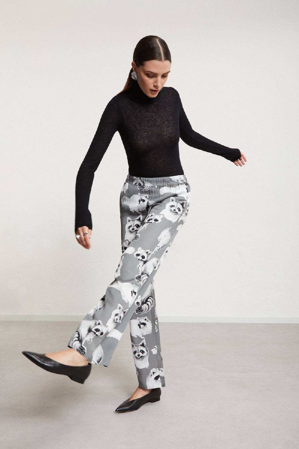 Ottod'Ame Viscose Palazzo Trousers