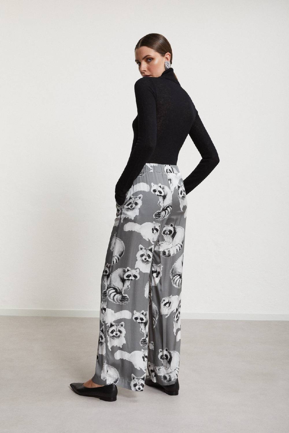 Ottod'Ame Viscose Palazzo Trousers
