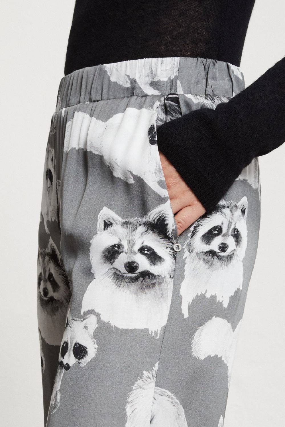 Ottod'Ame Viscose Palazzo Trousers