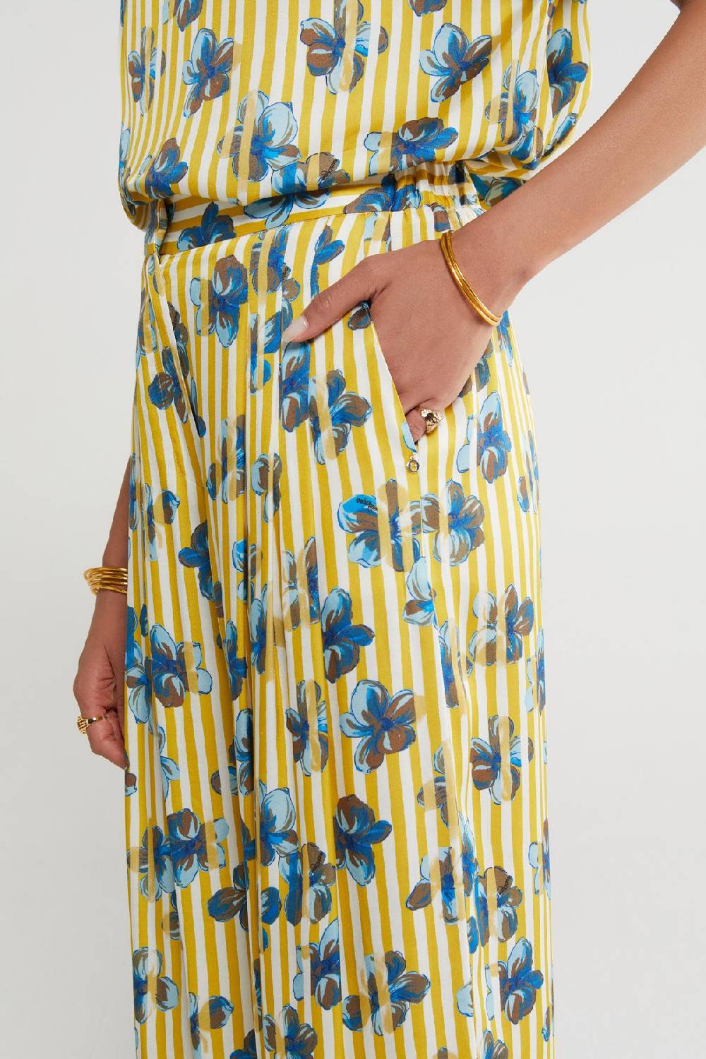 Ottod'Ame Viscose Palazzo Trousers