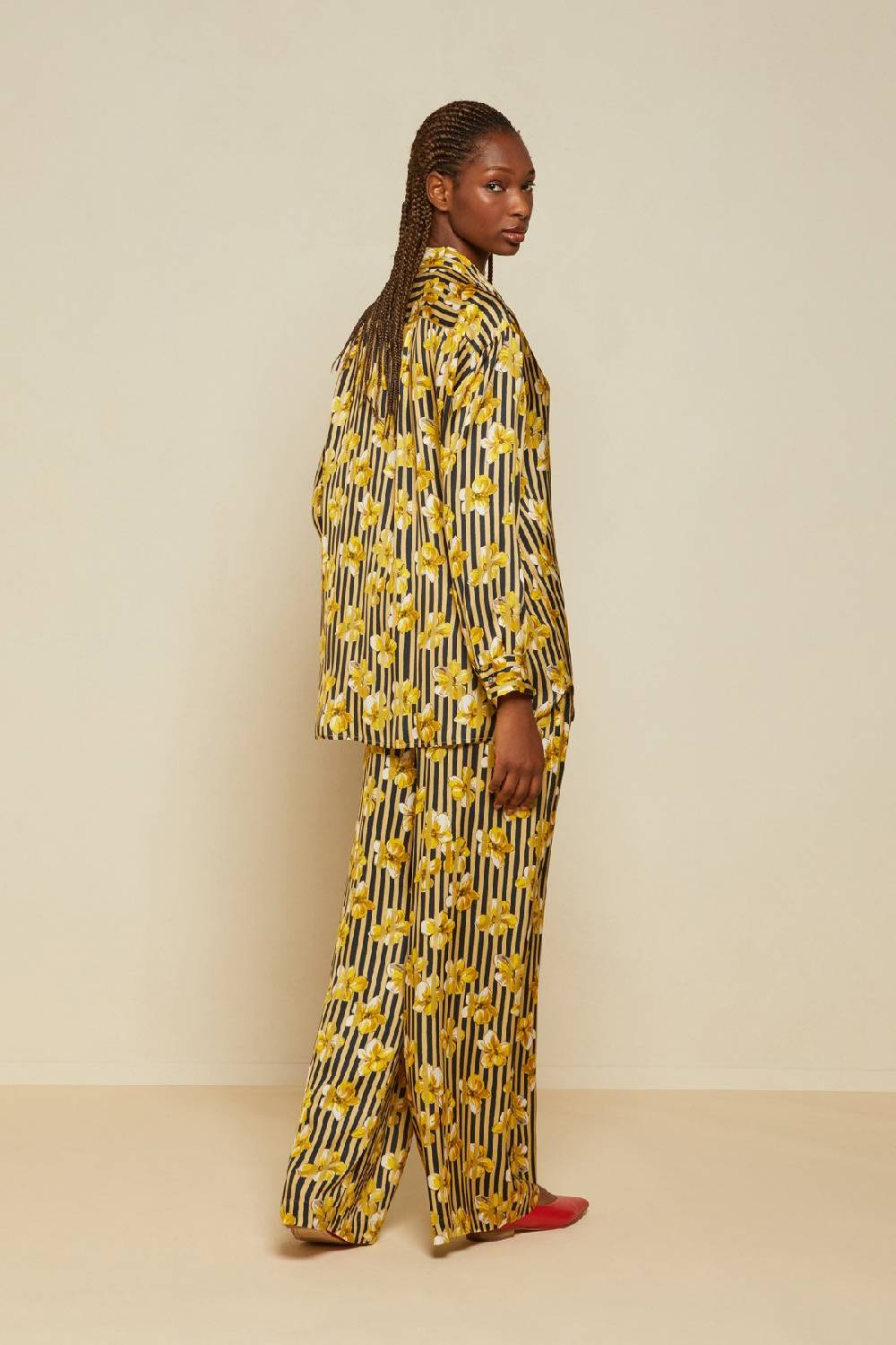 Ottod'Ame Viscose Palazzo Trousers