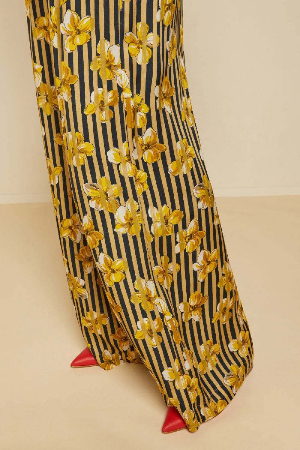 Ottod'Ame Viscose Palazzo Trousers