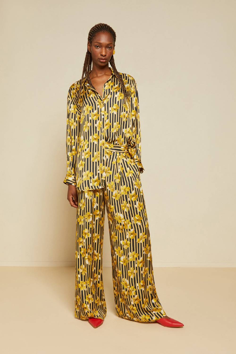 ottod'Ame Viscose palazzo trousers