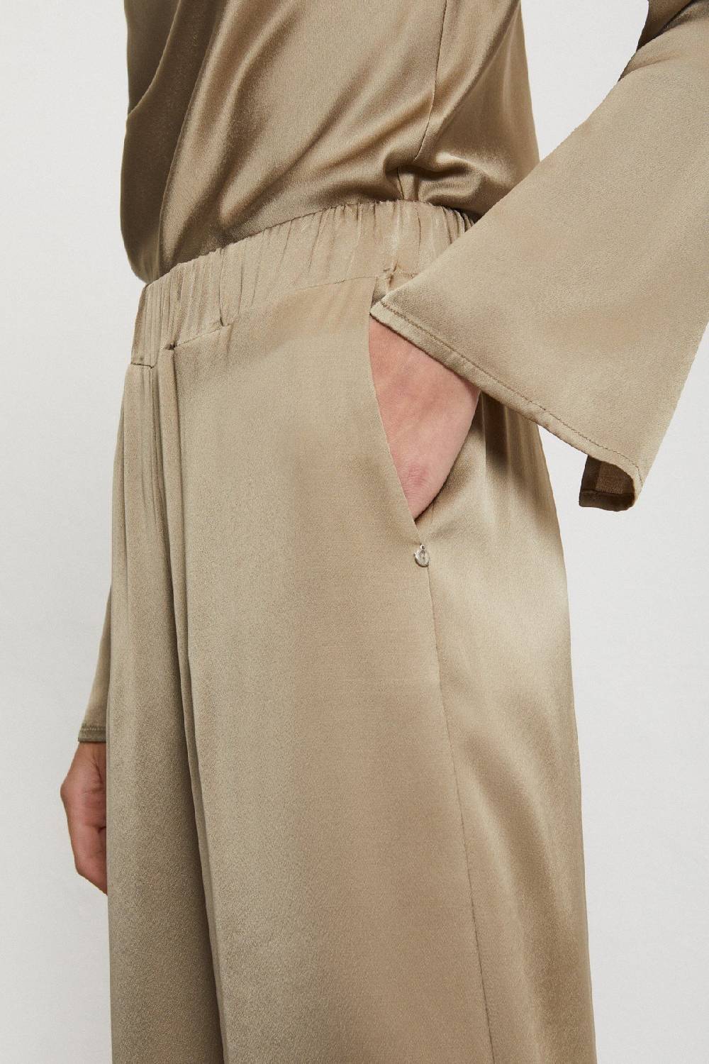 Ottod'Ame Viscose Palazzo Trousers