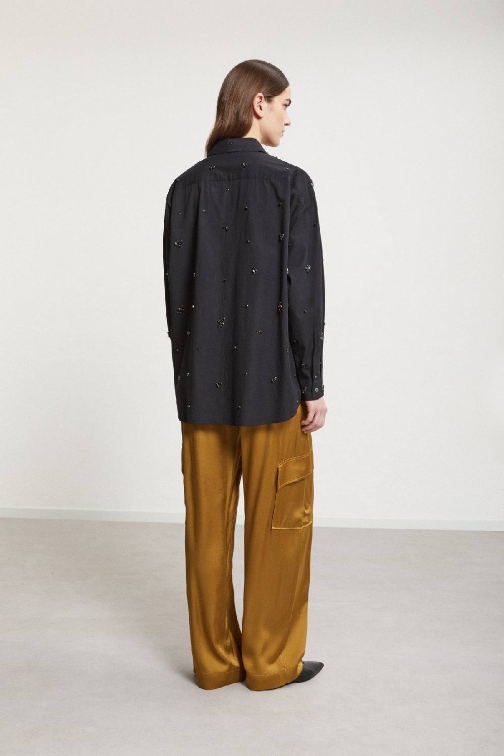 Ottod'Ame Viscose Palazzo Trousers