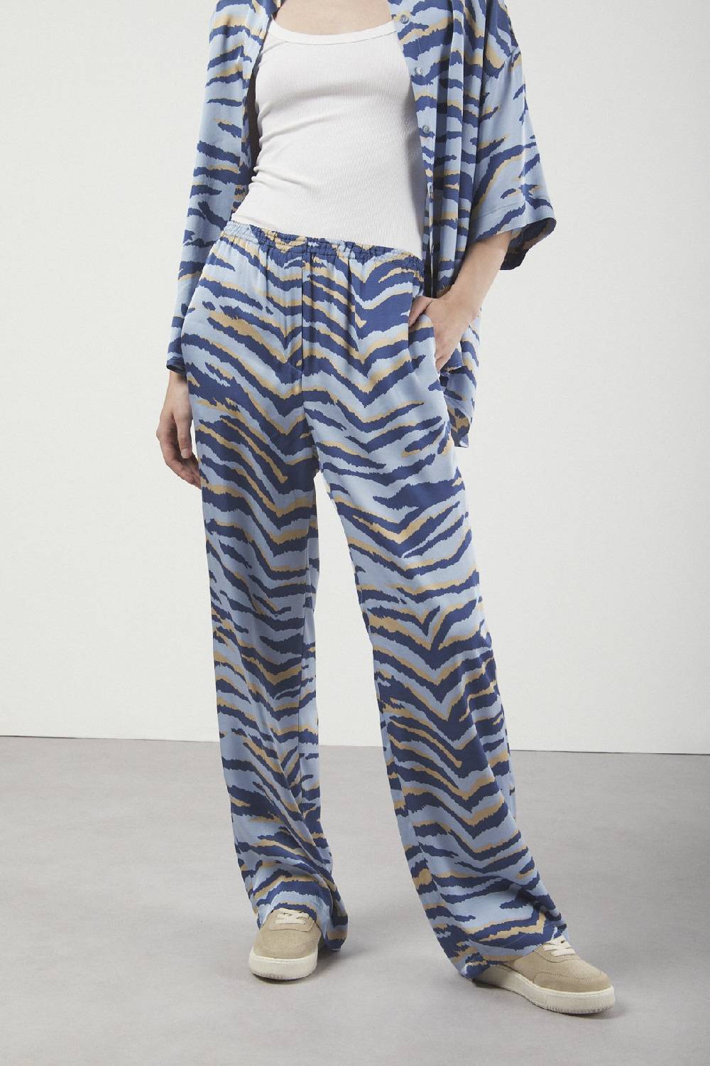 Ottod'Ame Viscose Palazzo Trousers