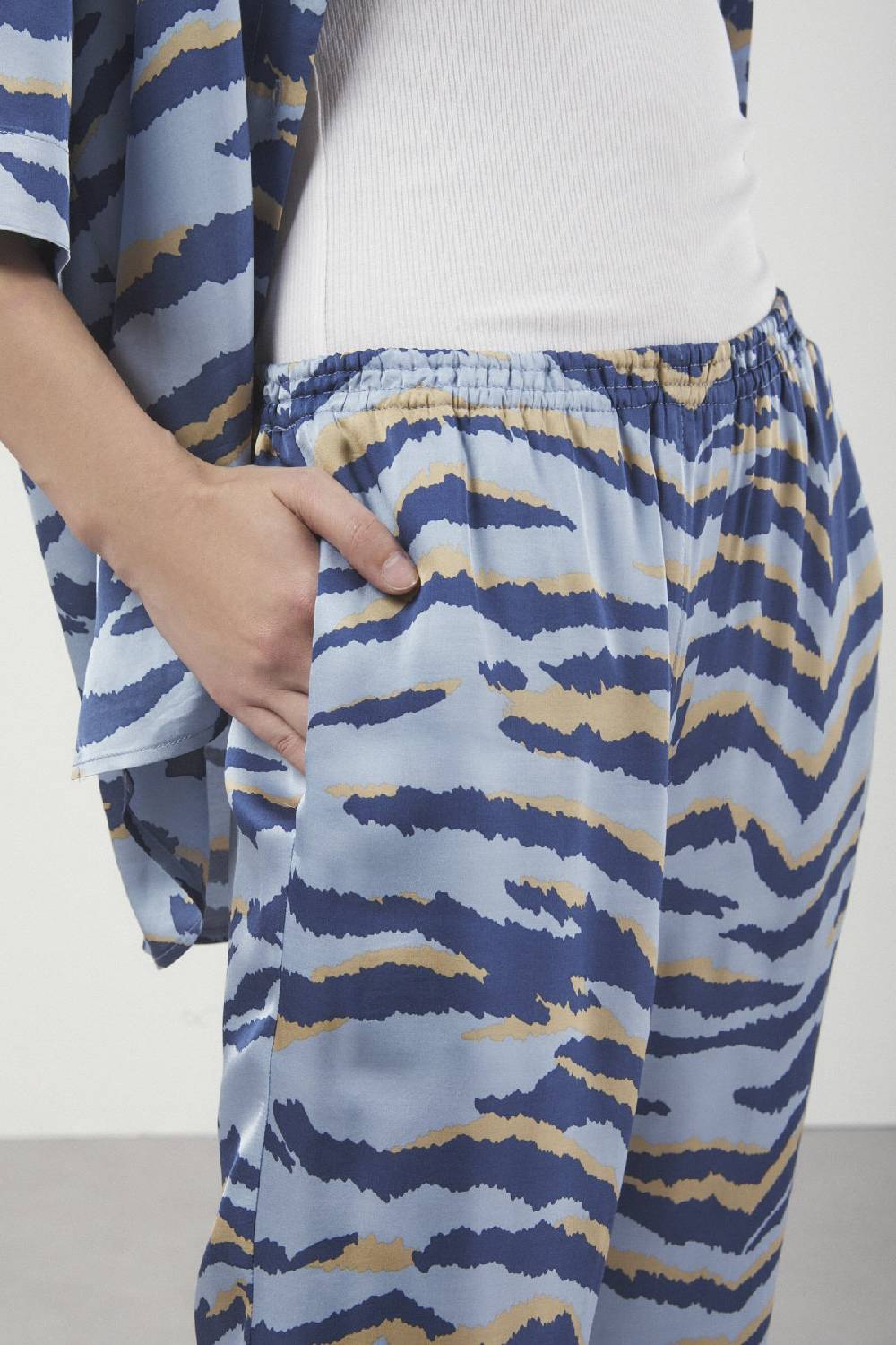 Ottod'Ame Viscose Palazzo Trousers