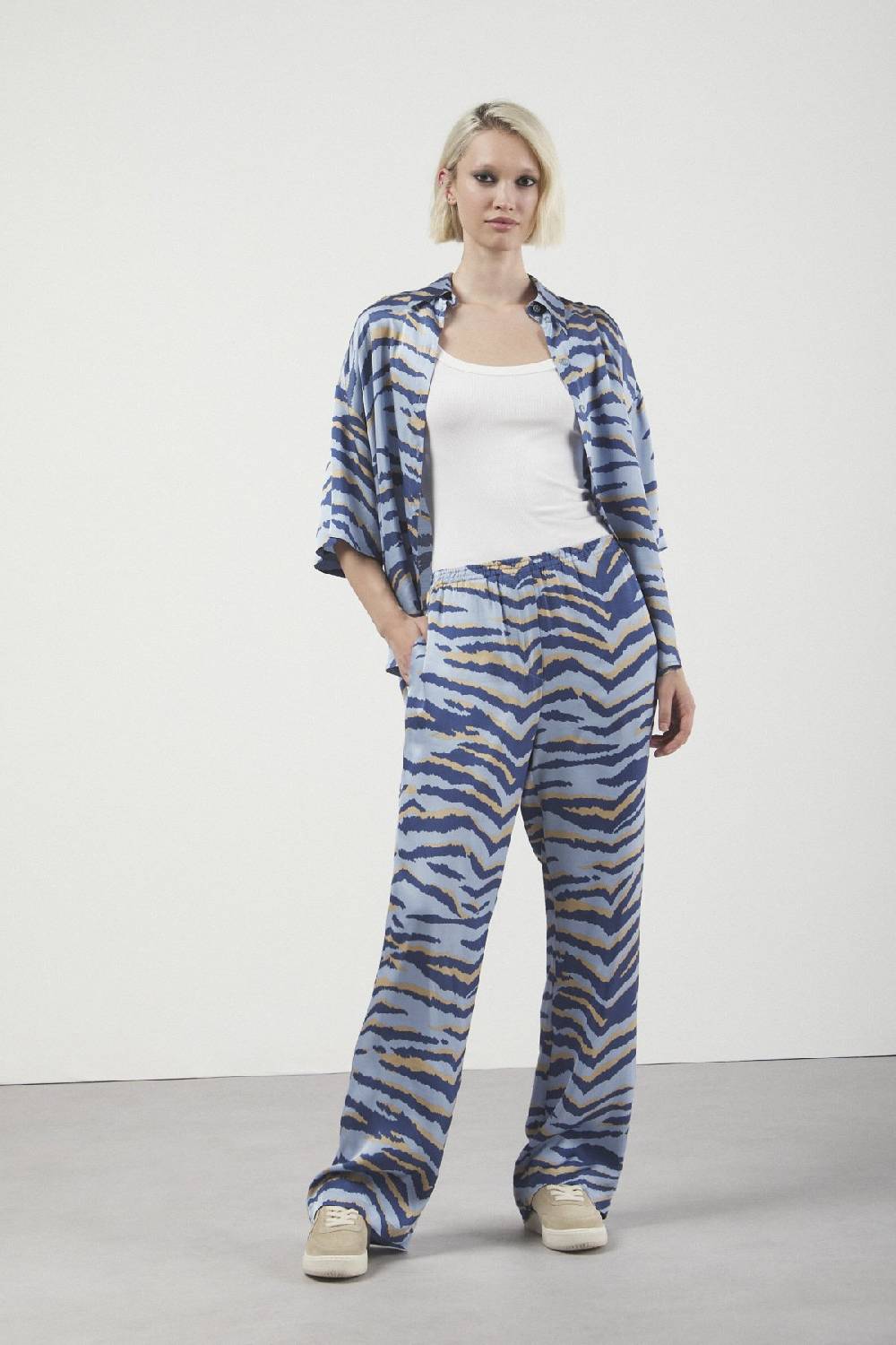 ottod'Ame Viscose palazzo trousers