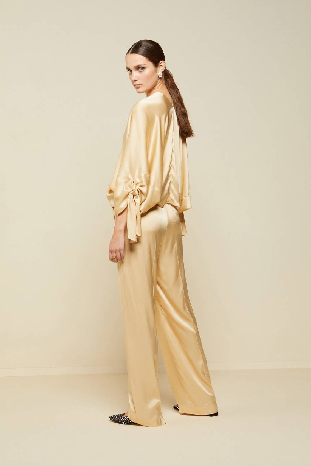 Ottod'Ame Viscose Palazzo Trousers