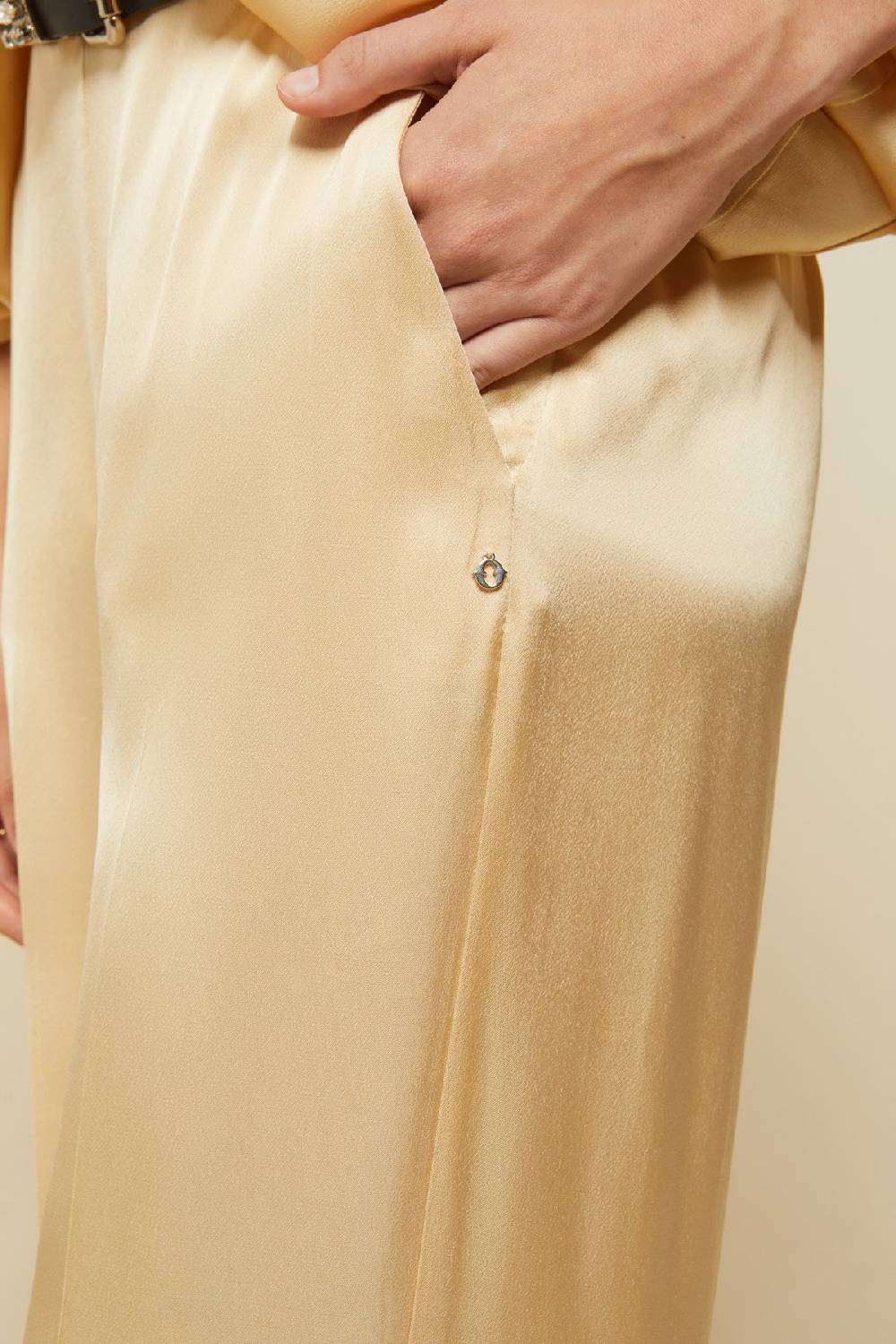 Ottod'Ame Viscose Palazzo Trousers