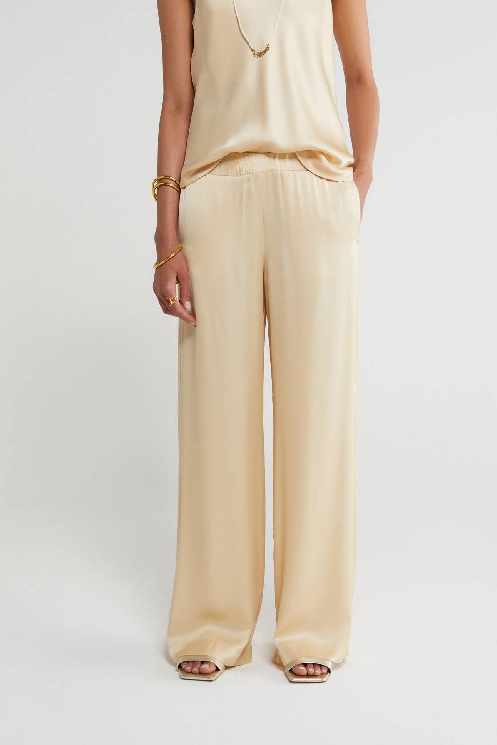Ottod'Ame Viscose Palazzo Trousers