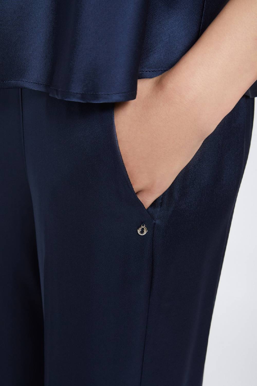 Ottod'Ame Viscose Palazzo Trousers