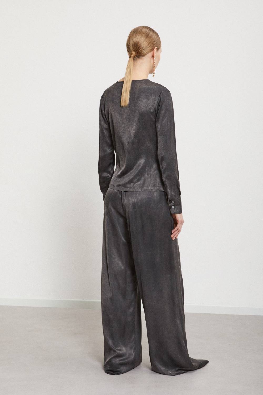 Ottod'Ame Viscose Palazzo Trousers
