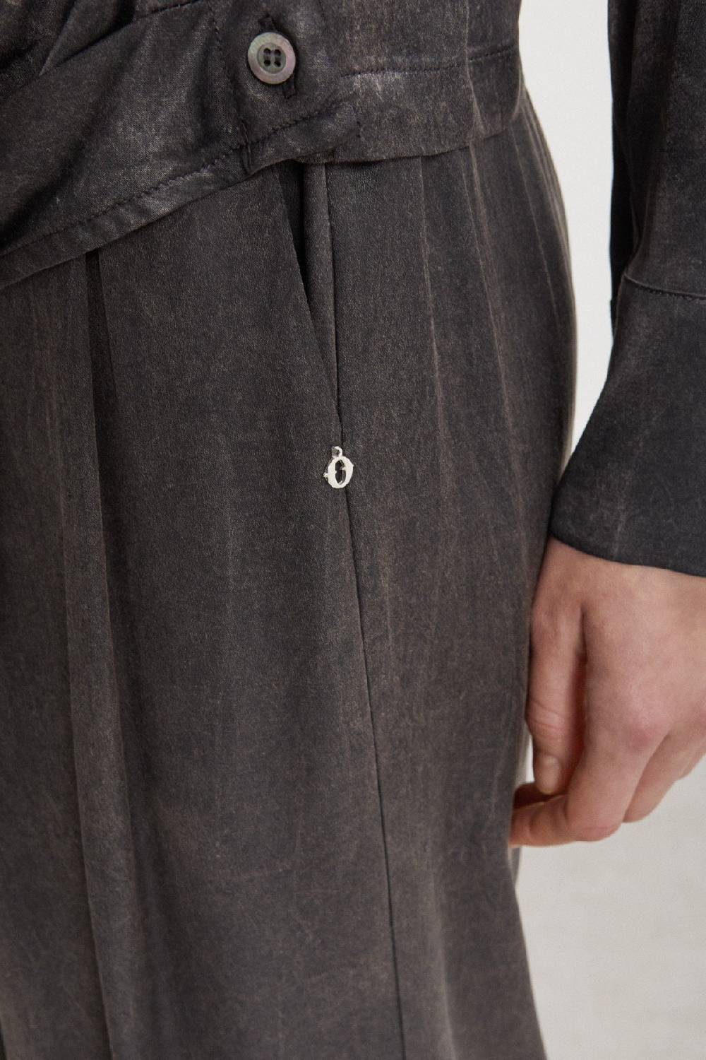 Ottod'Ame Viscose Palazzo Trousers