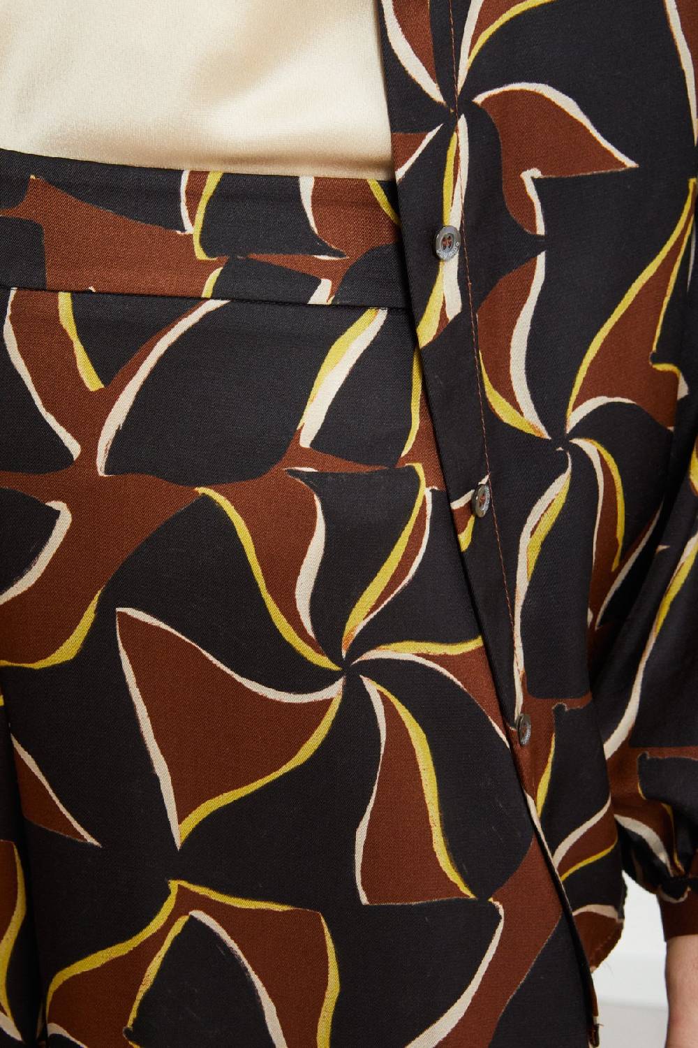 Ottod'Ame Viscose Palazzo Trousers