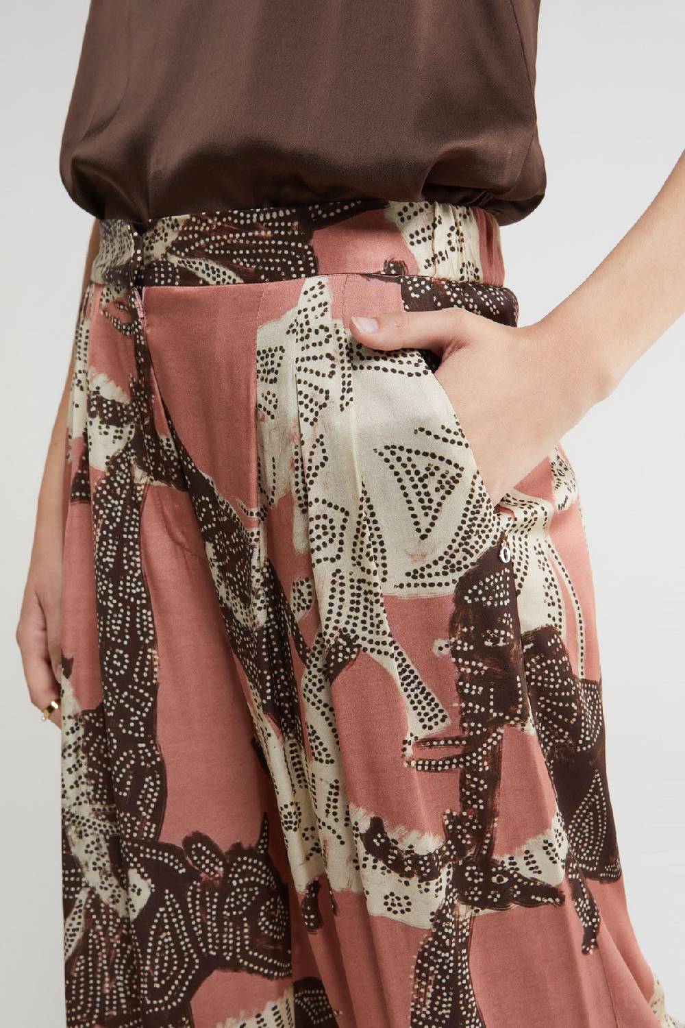 Ottod'Ame Viscose Palazzo Trousers