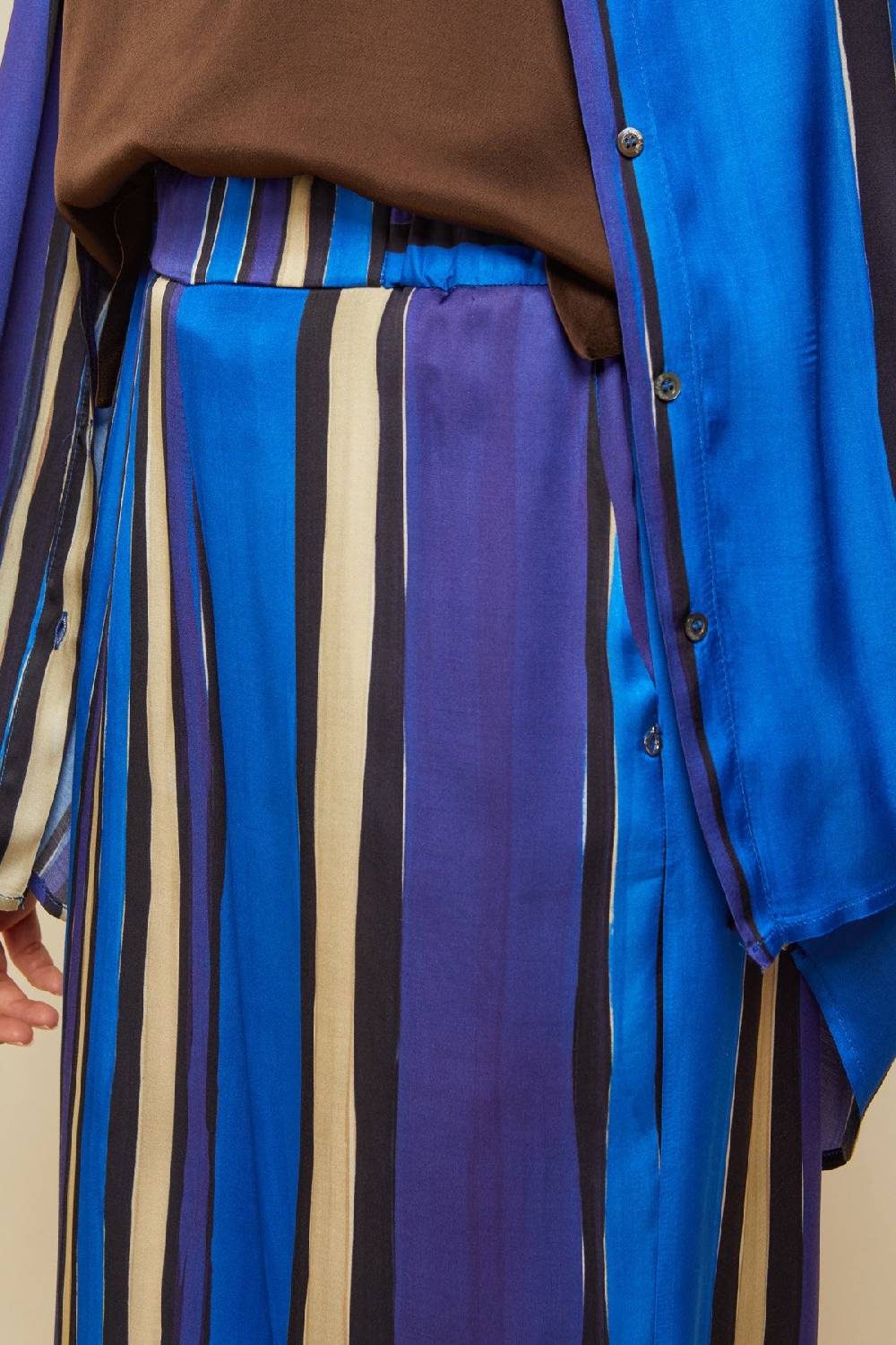 Ottod'Ame Viscose Palazzo Trousers