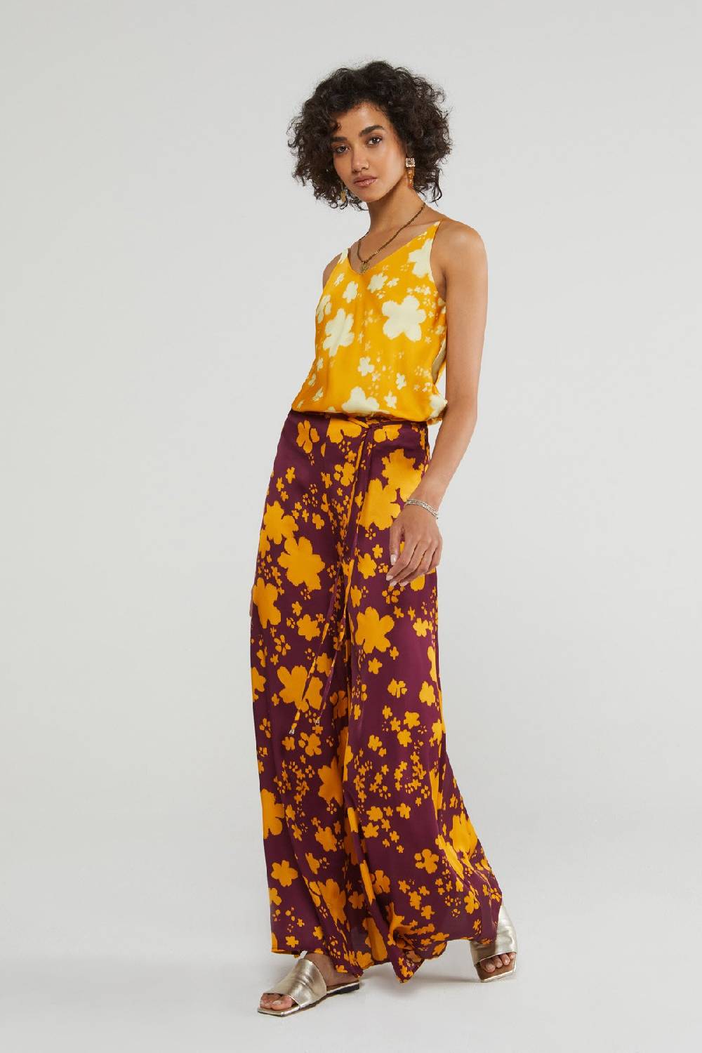 Ottod'Ame Viscose Palazzo Trousers