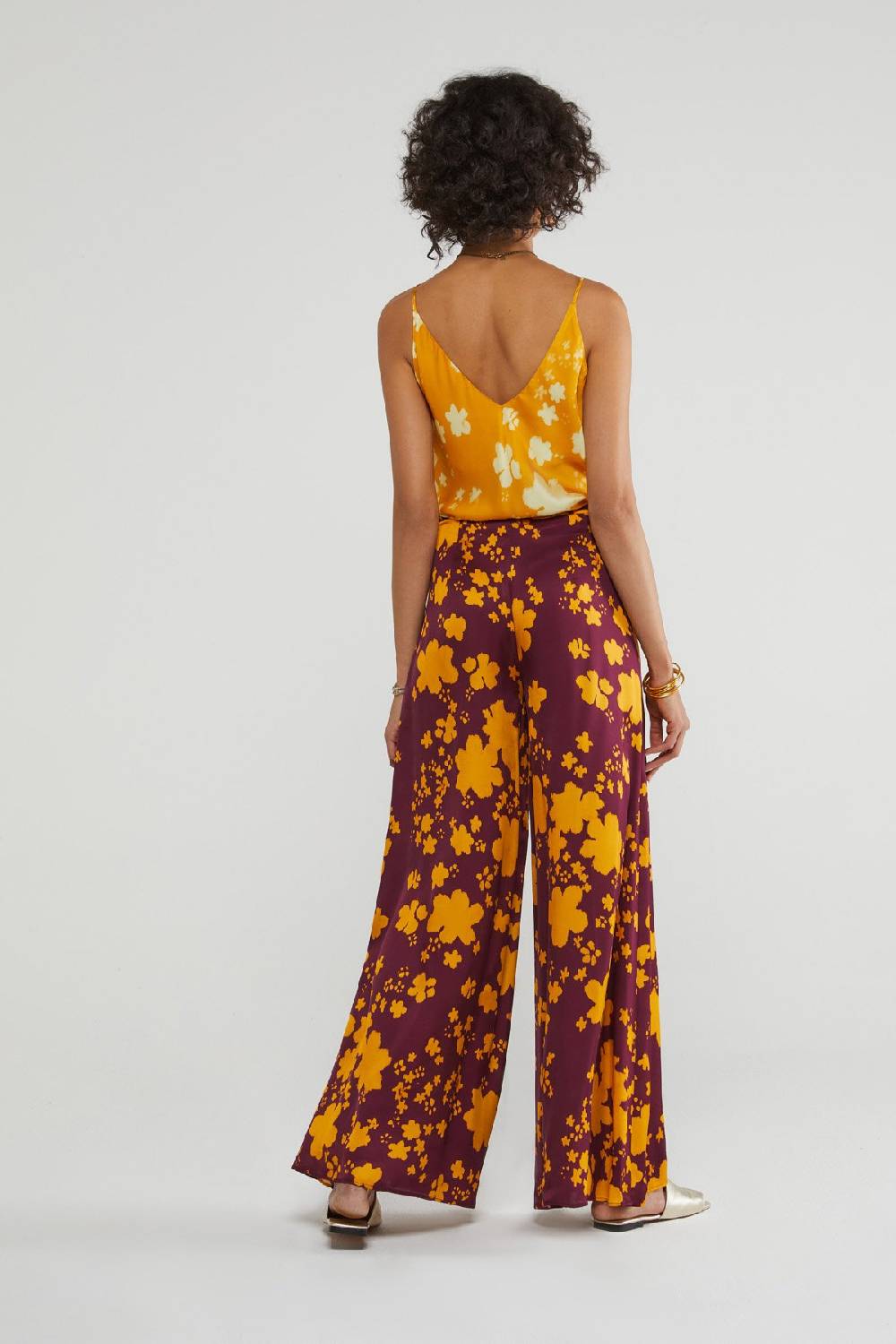 Ottod'Ame Viscose Palazzo Trousers