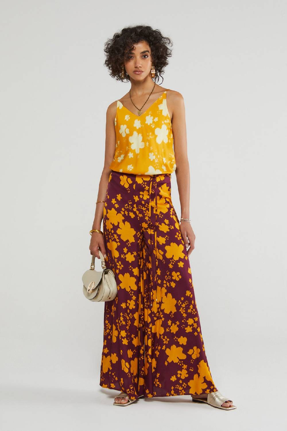 ottod'Ame Viscose palazzo trousers