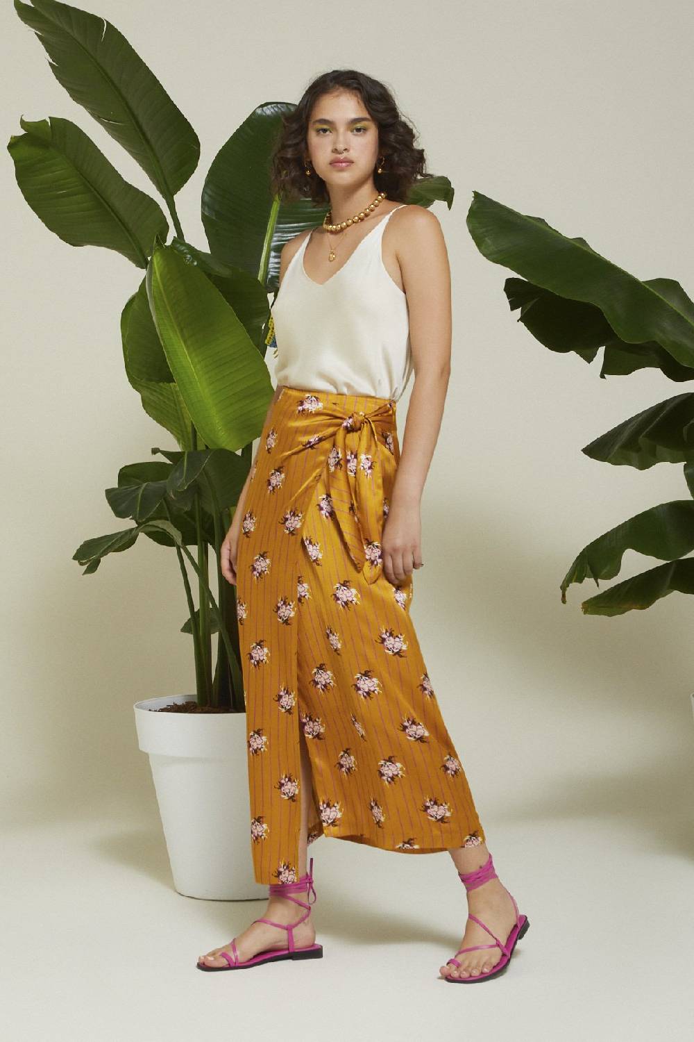 ottod'Ame Viscose sarong skirt