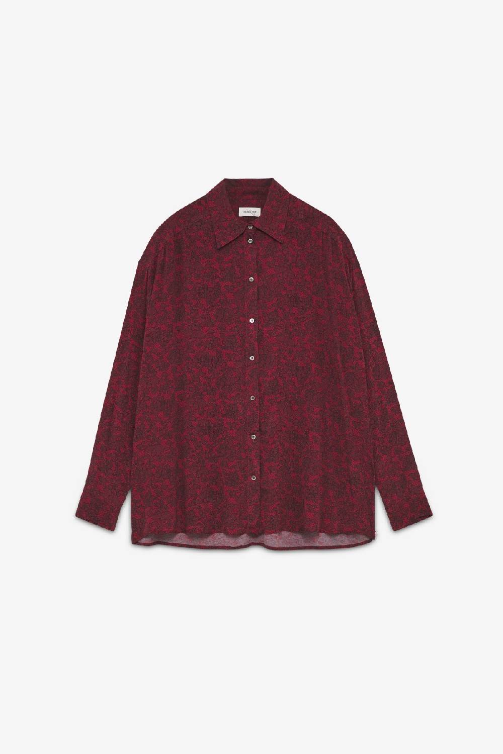 Ottod'Ame Viscose Shirt With Lace Effect