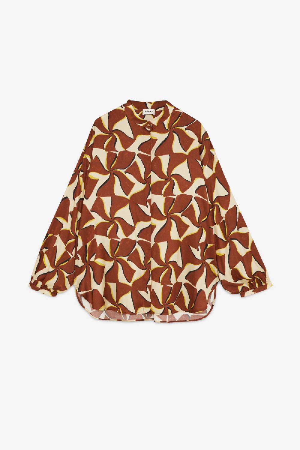 Ottod'Ame Viscose Shirt With Rounded Bottom