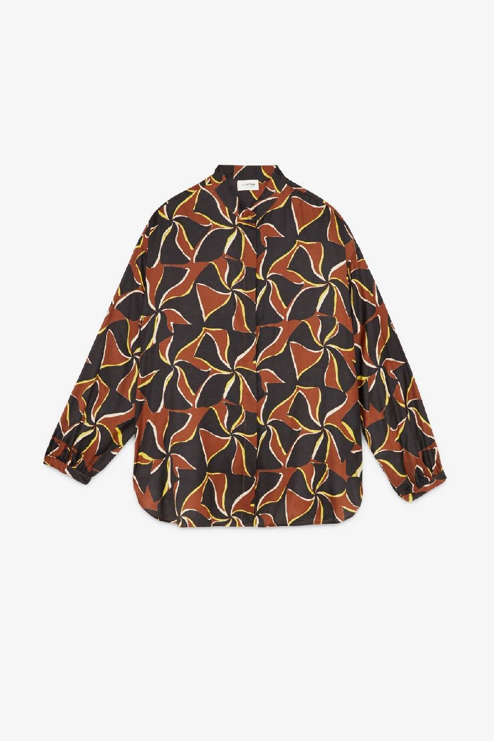 Ottod'Ame Viscose Shirt With Rounded Bottom