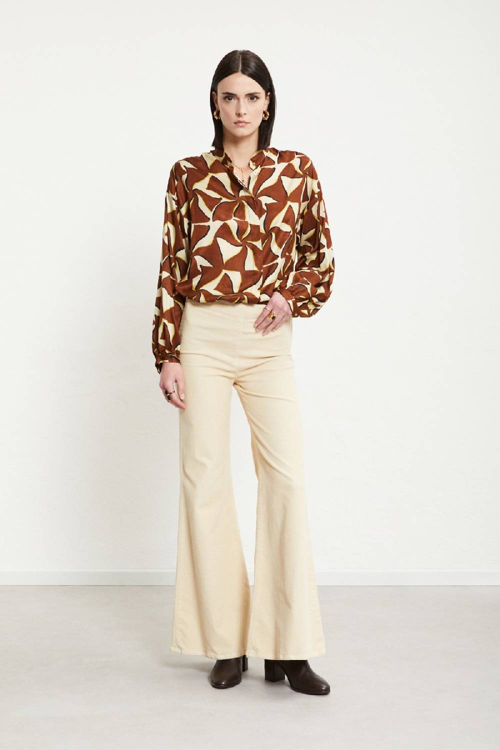 ottod'Ame Viscose shirt with rounded bottom