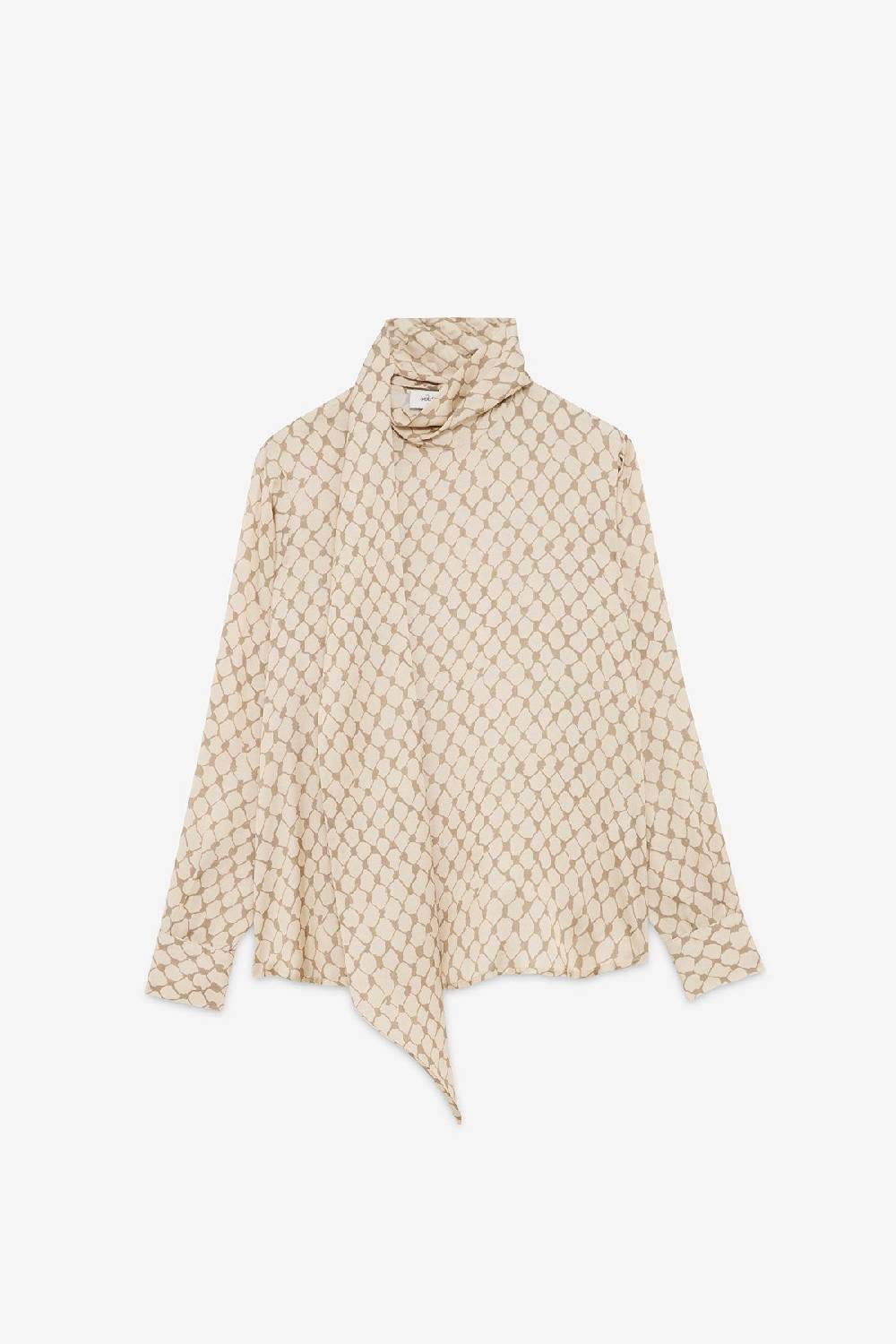 Ottod'Ame Viscose Shirt With Scarf Neck