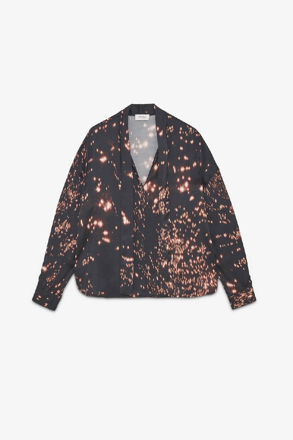 Ottod'Ame Viscose Shirt With Scarf Neck