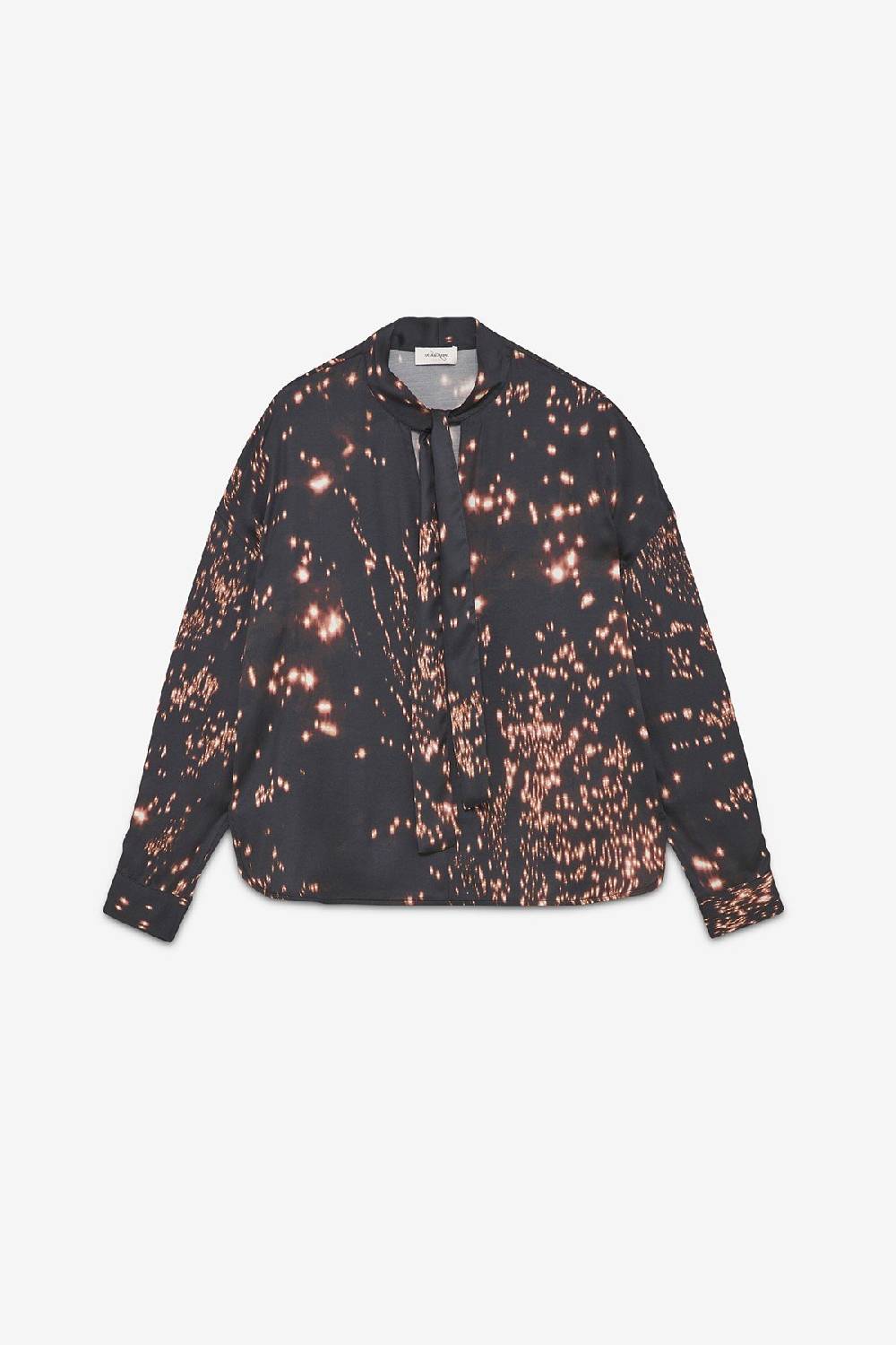 Ottod'Ame Viscose Shirt With Scarf Neck