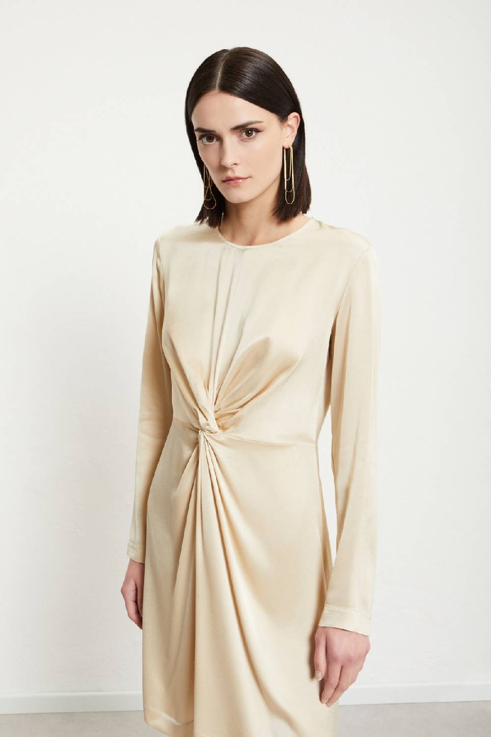 Ottod'Ame Viscose Short Dress With Knot