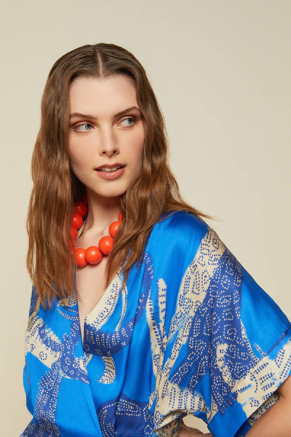 Ottod'Ame Viscose Short Dress With Knot