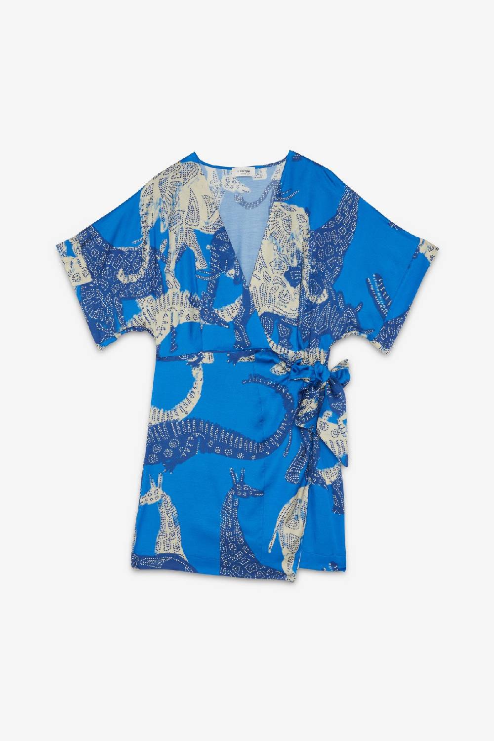 Ottod'Ame Viscose Short Dress With Knot