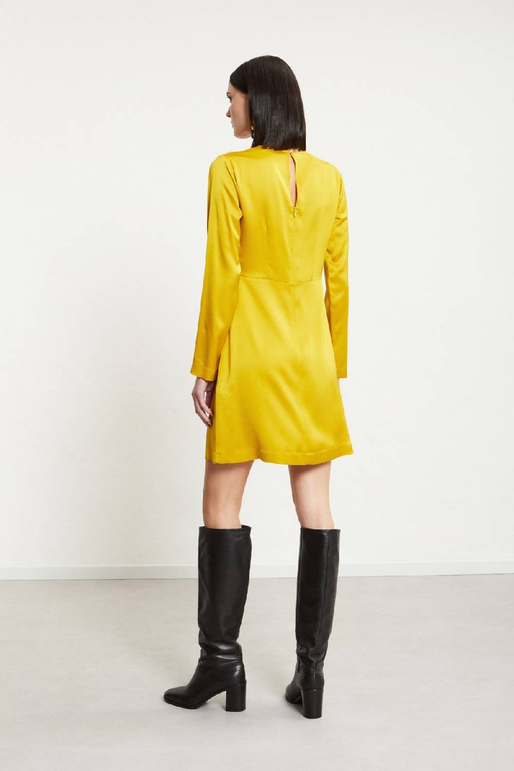 Ottod'Ame Viscose Short Dress With Knot