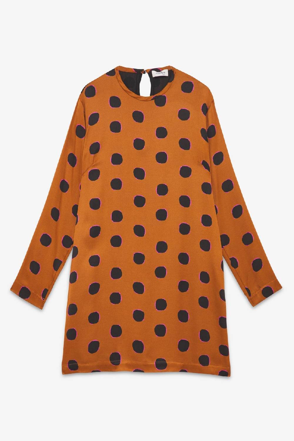 Ottod'Ame Viscose Short Dress With Long Sleeves