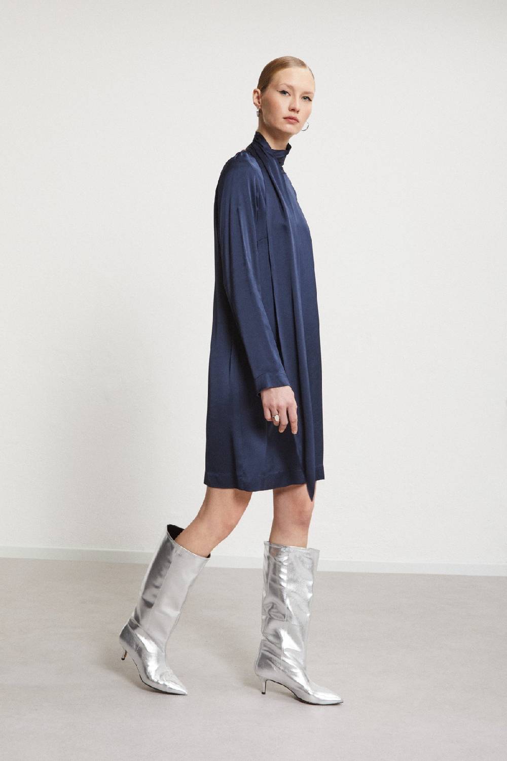 Ottod'Ame Viscose Short Dress With Sash