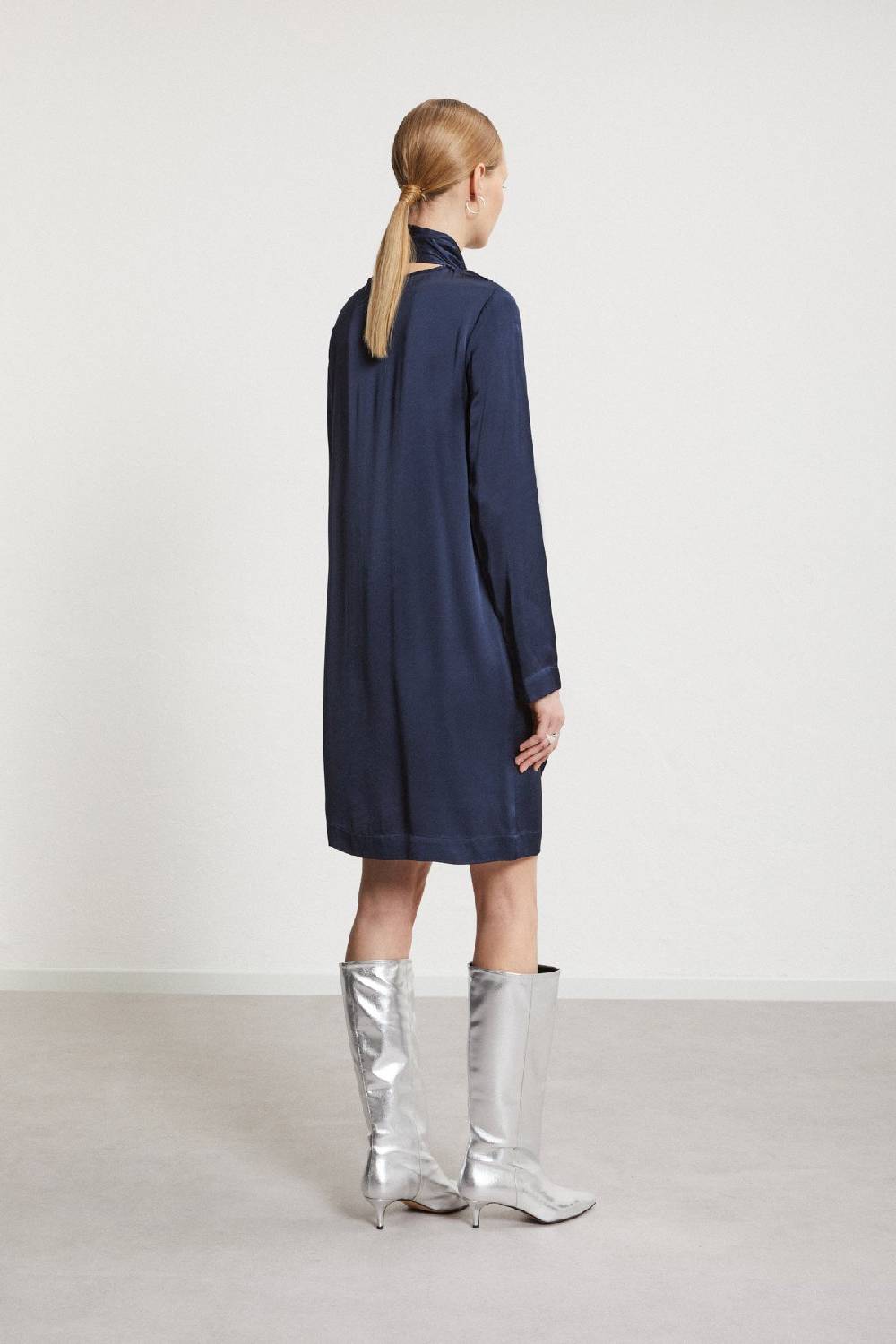 Ottod'Ame Viscose Short Dress With Sash