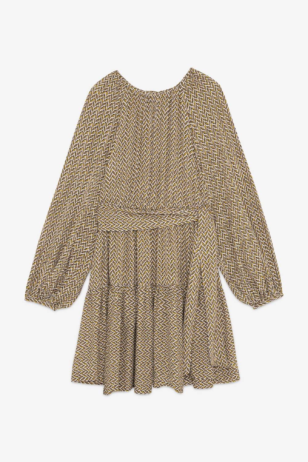 Ottod'Ame Viscose Short Dress With Sash