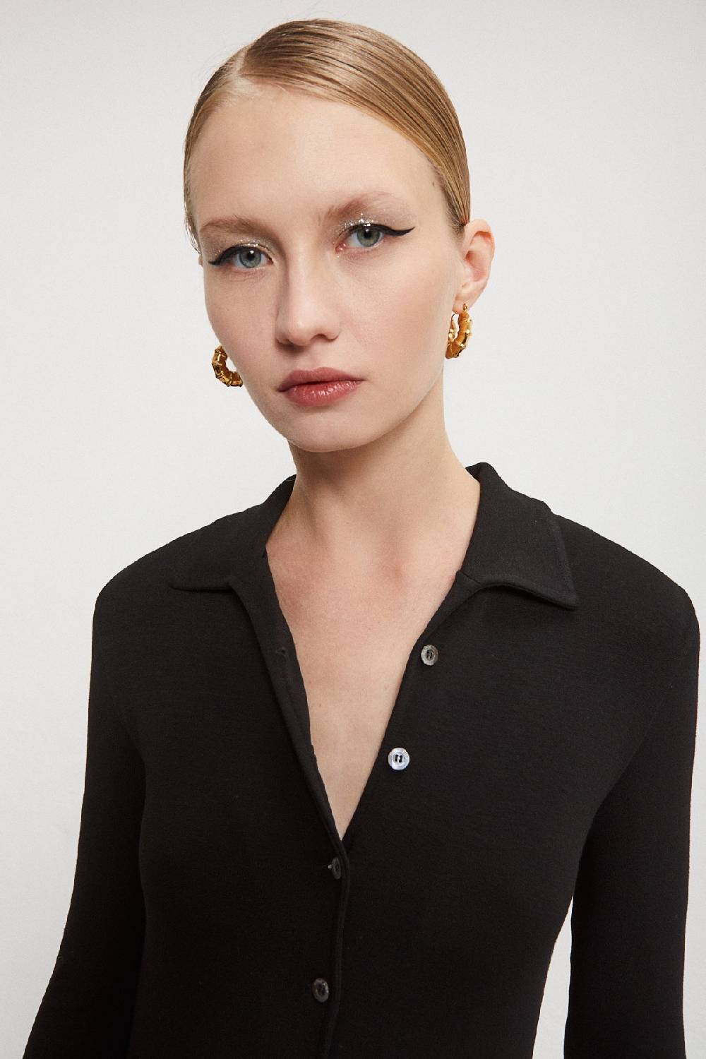 Ottod'Ame Viscose Short Jumpsuit With Buttons