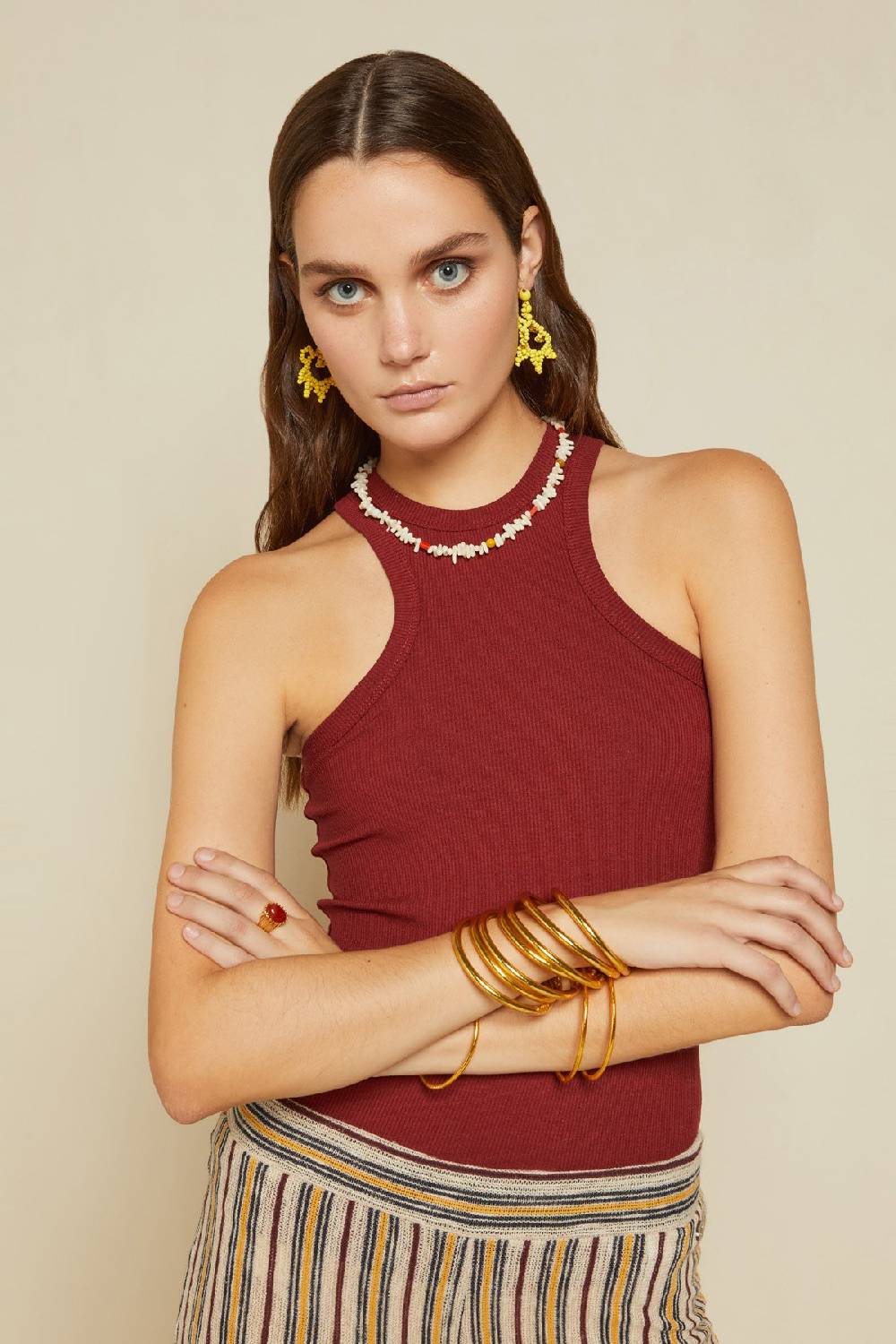 Ottod'Ame Viscose Tank Top