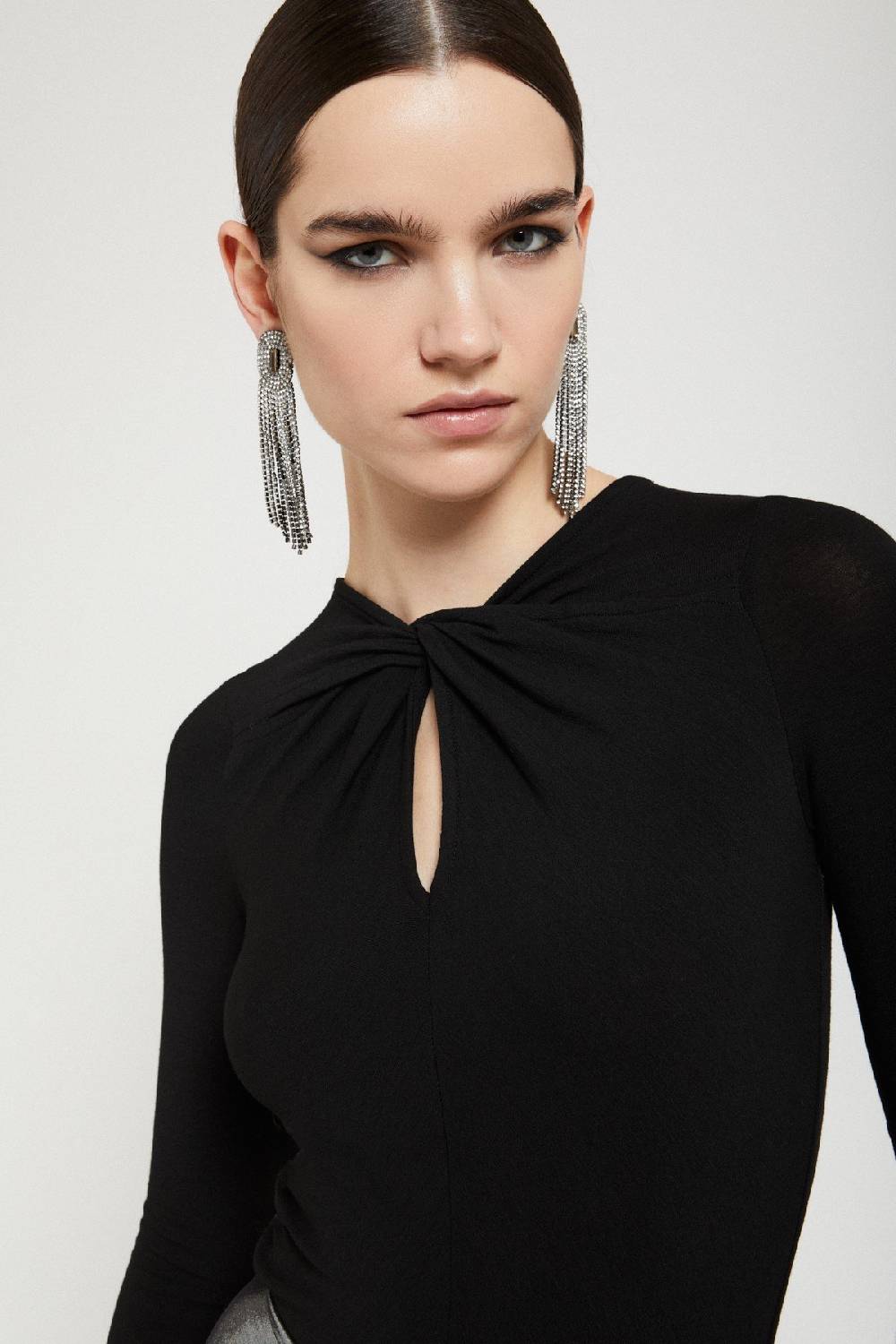 Ottod'Ame Viscose Top With Knot