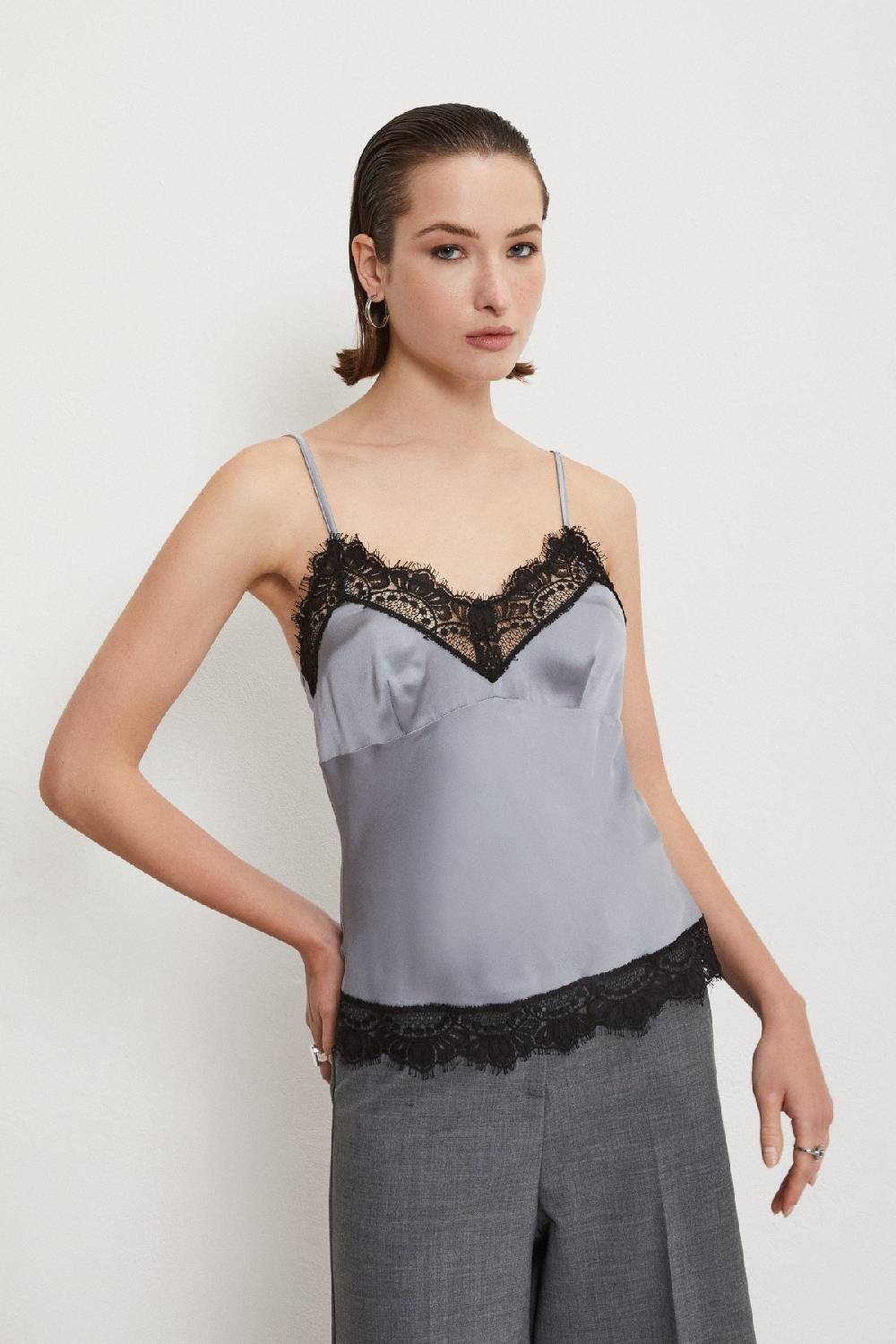 Ottod'Ame Viscose Top With Lace