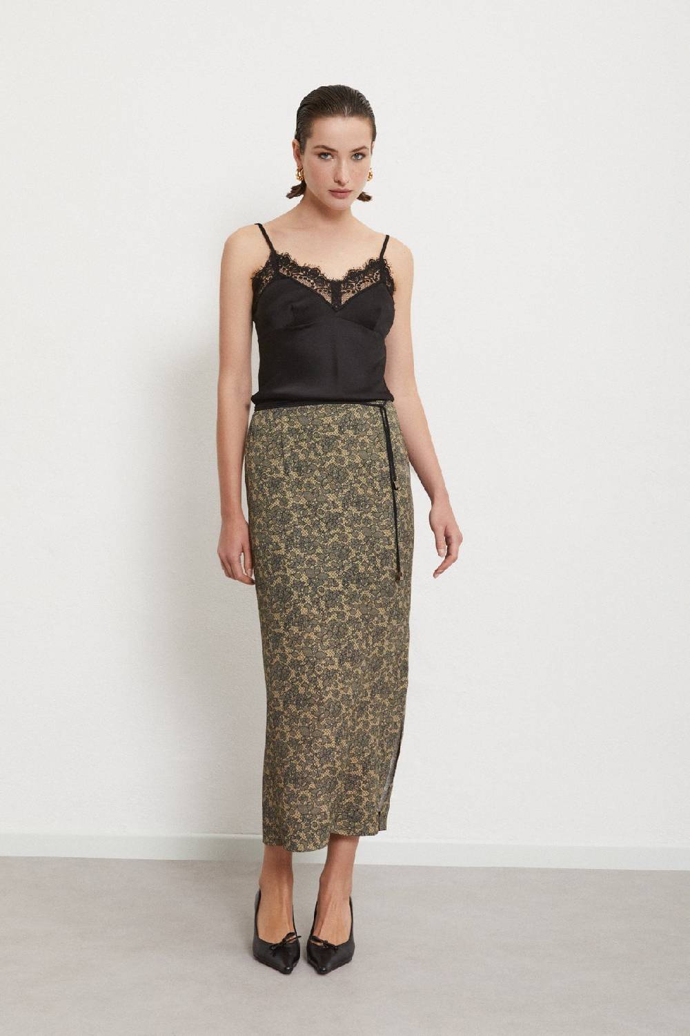 Ottod'Ame Viscose Top With Lace