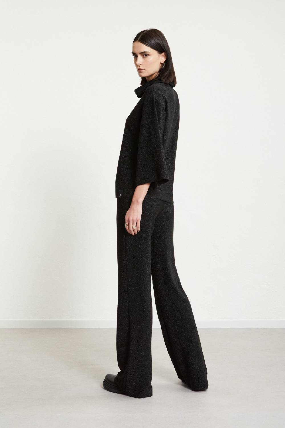 Ottod'Ame Viscose Trousers With Lurex